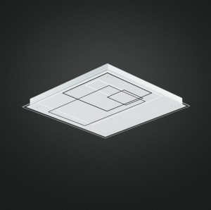 LED 디자인 거실4등 120W(ONE)
